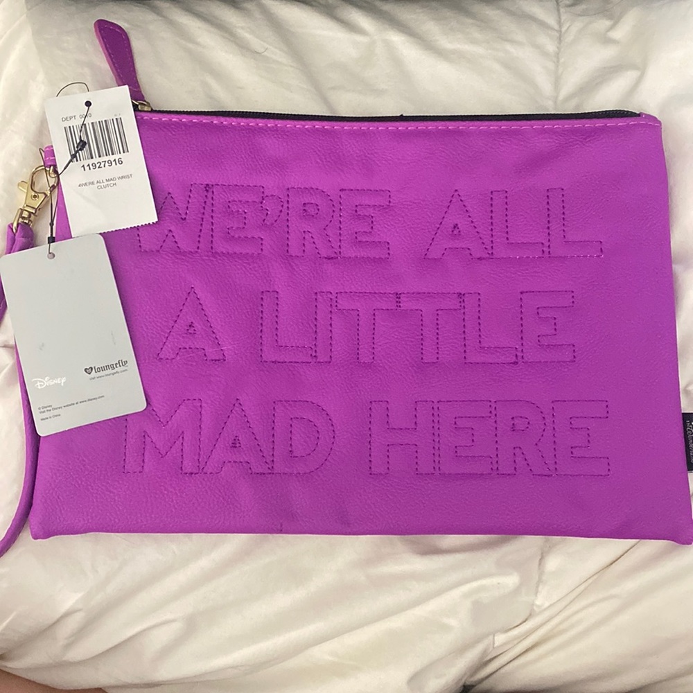Disney Alice in Wonderland bag/wristlet loungefly brand
